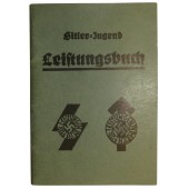 Книжка к нагрудному знаку Гитлерюгенд -Hitler=Jugend Leistungsbuch